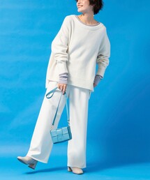 NOLLEY’S | ウォッシャブルダブルクロスバイヤスフレアパンツ(その他パンツ)