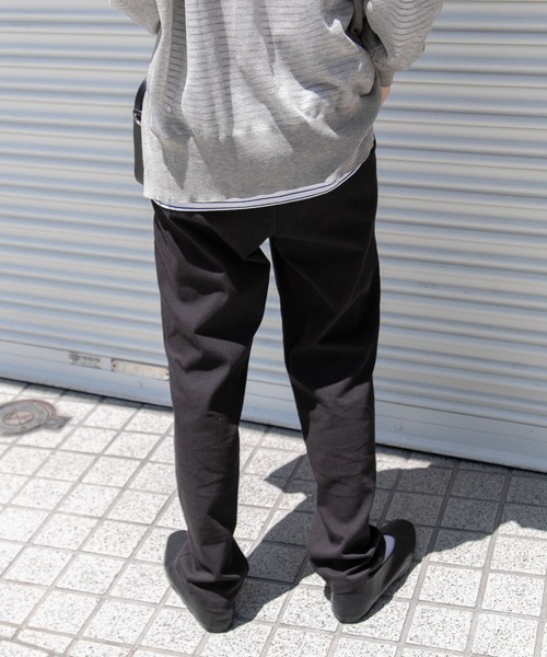 FORK&SPOON（フォークアンドスプーン）の「『防シワ』『イージーケア』FORK&SPOON　ideal stretchコットンパンツ（その他パンツ・レディース・ベージュ/ブラック・1/2）」の19枚目の写真