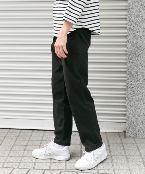 FORK&SPOON（フォークアンドスプーン）の「『防シワ』『イージーケア』FORK&SPOON　ideal stretchコットンパンツ（その他パンツ・レディース・ベージュ/ブラック・1/2）」の20枚目の写真