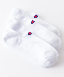 Champion（チャンピオン）の「【CHAMPION/チャンピオン】ゴースト丈　無地　ソックス　3P　CMSCY502　ワンポイントロゴ　3足組　靴下（ソックス/靴下）」