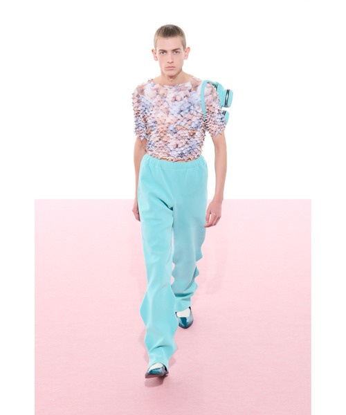 MASU（エムエーエスユー）の「FLOCKY DOLL PANTS（その他パンツ・メンズ・レモンイエロー/ミント/ピンク系その他/グレー系その他・46）」の6枚目の写真