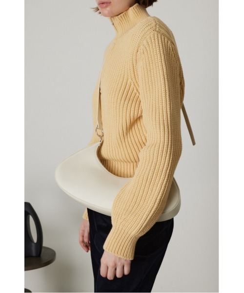 RIM.ARK（リムアーク）の「Crescent shape shoulder bag クレセントシェープショールダーバッグ（ショルダーバッグ・レディース・ブラック/ブルー/ホワイト・FREE）」の22枚目の写真