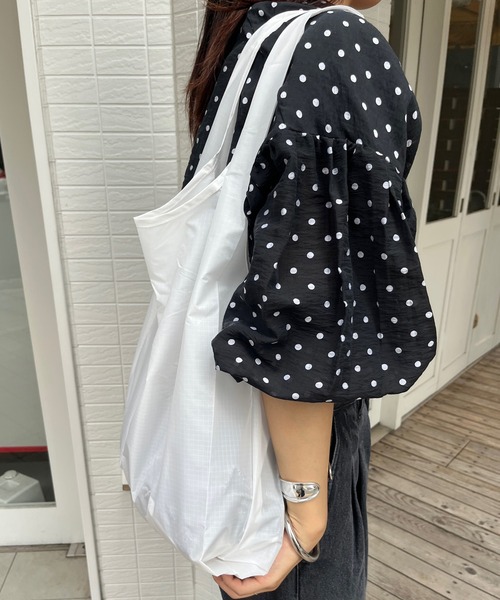DouDou(ドゥドゥ)の「【BAGGU/バグゥ】23AW STANDARD BAGGU(エコバッグ/サブバッグ・レディース・ホワイト/グリーン/ネイビー/ピンク/ブルー系その他/ブラック/ブルー/ピンク系その他・FREE)」の18枚目の写真