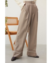 crie conforto | 裾リターンワイドパンツ(その他パンツ)