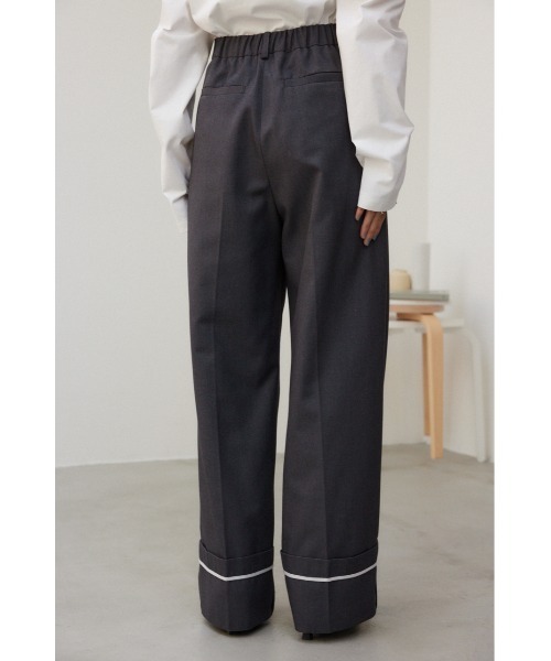 crie conforto(クリーコンフォルト)の「裾リターンワイドパンツ(その他パンツ・レディース・ベージュ/グレー/ブラウン・MEDIUM/SMALL)」の20枚目の写真