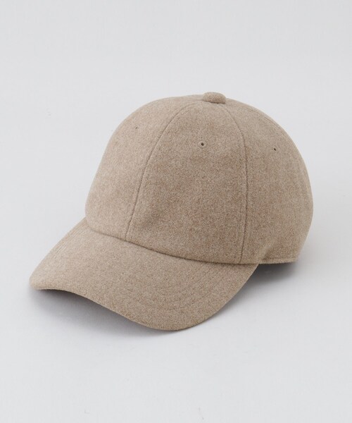 THE SHOP TK (ザ ショップ ティーケー )の「◆【ユニセックスでおすすめ】TRメルトンキャップ(キャップ・メンズ・ライトベージュ/チャコールグレー・00)」の2枚目の写真