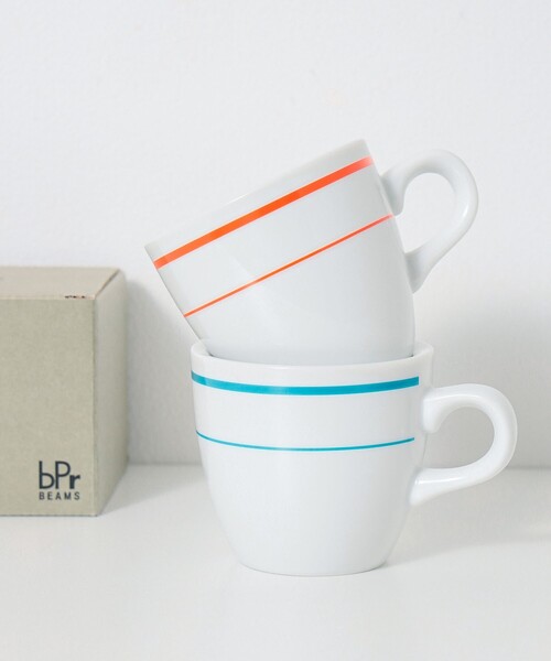 bpr BEAMS（ビーピーアール ビームス ）の「bPr BEAMS / DAILY COLLECTION DINER MUG CUP（グラス/マグカップ/タンブラー・メンズ・オレンジ/ネイビー・ONE SIZE）」の4枚目の写真