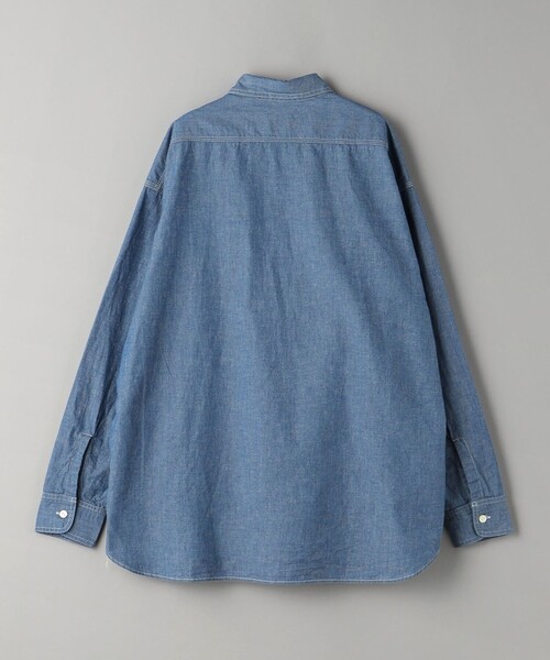 5525Gallery(ゴーゴーニーゴーギャラリー)の「【別注】 <5525gallery> AMEKAJI シャンブレー シャツ(シャツ/ブラウス・メンズ・ライトブルー・M/L/XL)」の10枚目の写真