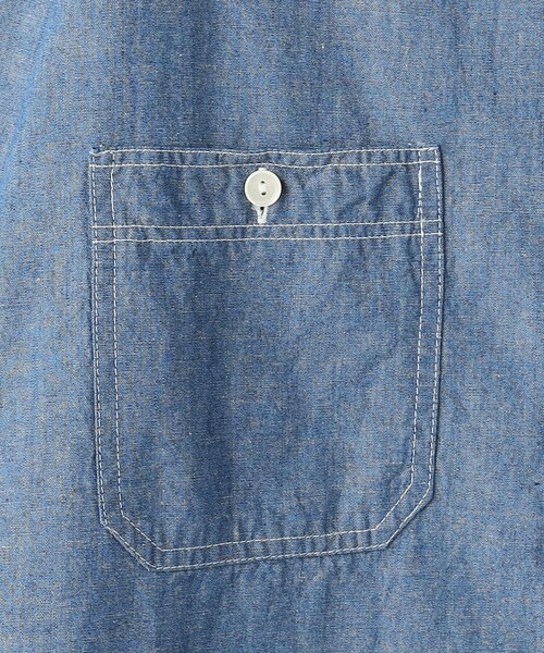 5525Gallery(ゴーゴーニーゴーギャラリー)の「【別注】 <5525gallery> AMEKAJI シャンブレー シャツ(シャツ/ブラウス・メンズ・ライトブルー・M/L/XL)」の14枚目の写真