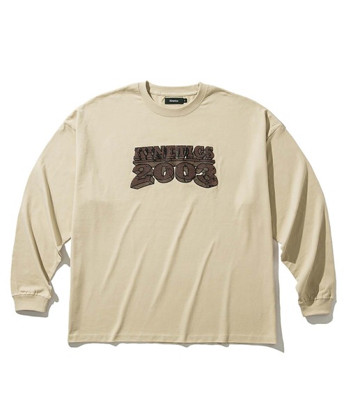 Kinetics(キネティクス)の「KINETICS SIGNBOARD LS T-SHIRT(キネティクス サインボード LS Tシャツ)(Tシャツ/カットソー・メンズ・ブラック/ホワイト/ベージュ・LARGE/X-LARGE/MEDIUM)」の3枚目の写真