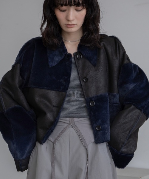VACANCY（ヴァカンシー）の「パッチワークファーコート（その他
