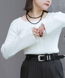 PAGEBOY | スクエアネックフレアスリーブプルオーバー(Tシャツ/カットソー)