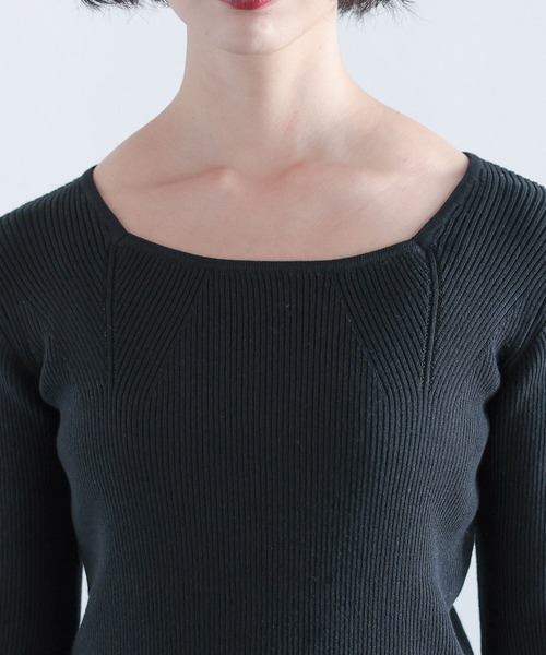 PAGEBOY（ページボーイ）の「スクエアネックフレアスリーブプルオーバー（Tシャツ/カットソー・レディース・ブルー/オフホワイト/ブラック・FREE）」の20枚目の写真