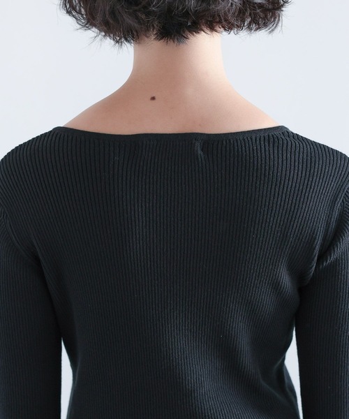 PAGEBOY（ページボーイ）の「スクエアネックフレアスリーブプルオーバー（Tシャツ/カットソー・レディース・ブルー/オフホワイト/ブラック・FREE）」の21枚目の写真