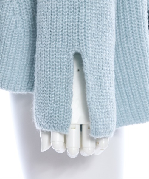 clear(クリア)の「マフラー付きニットトップス≪STAY MOTION≫(ニット/セーター・レディース・ライトブルー/アイボリー/ピンク・F)」の11枚目の写真