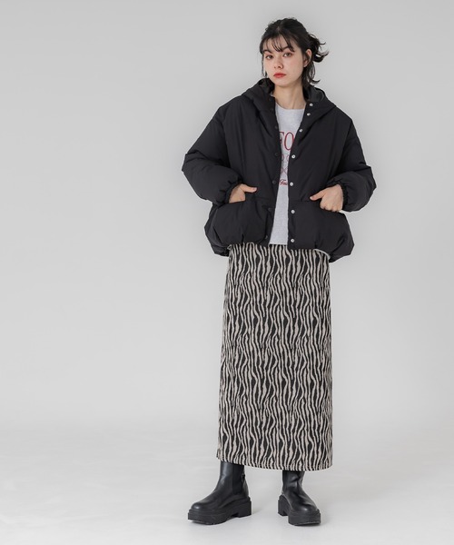 coca(coca)(コカ)の「【WEB限定セール】総柄ジャカード Iラインスカート(スカート・レディース・その他/A/B・M/L)」の12枚目の写真