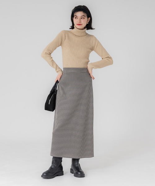 coca(coca)(コカ)の「【WEB限定セール】総柄ジャカード Iラインスカート(スカート・レディース・その他/A/B・M/L)」の7枚目の写真