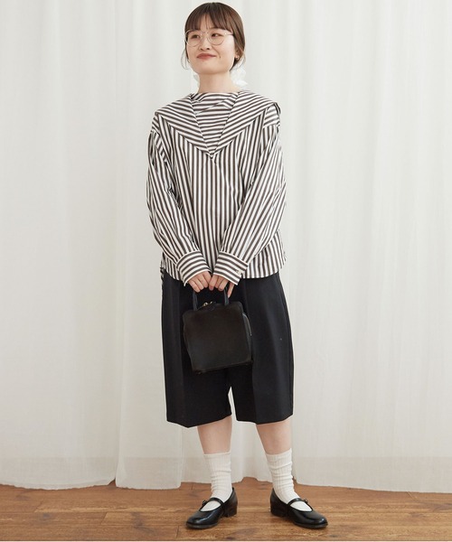 fig London（フィグロンドン）の「STRIPE sailor shirts（シャツ