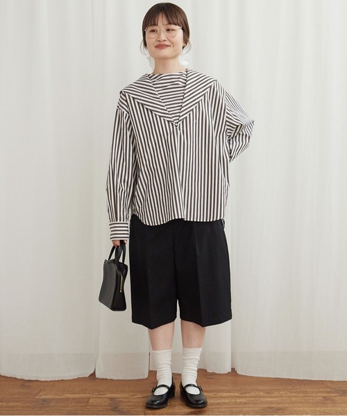 fig London（フィグロンドン）の「STRIPE sailor shirts