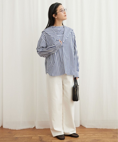 fig London（フィグロンドン）の「STRIPE sailor shirts