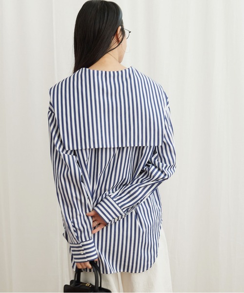 fig London（フィグロンドン）の「STRIPE sailor shirts（シャツ