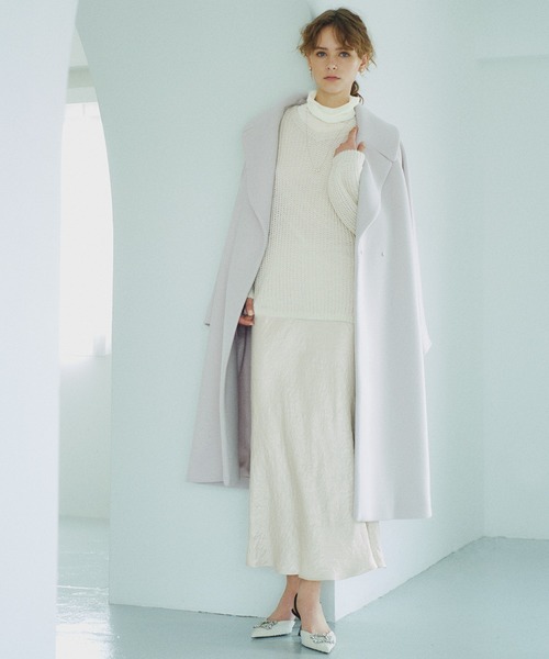 STRAWBERRY-FIELDS（ストロベリーフィールズ）の「エアルモヘヤ　ニット（ニット/セーター・レディース・ロイヤルブルー/オフホワイト・2）」の11枚目の写真