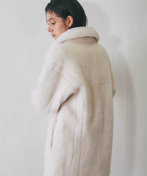 ウール100%Pコート（ムートンコート）｜SMILE ORCHID（スマイル