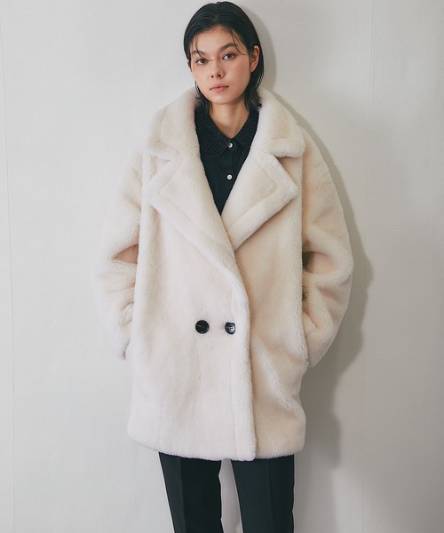 ウール100%Pコート（ムートンコート）｜SMILE ORCHID（スマイル