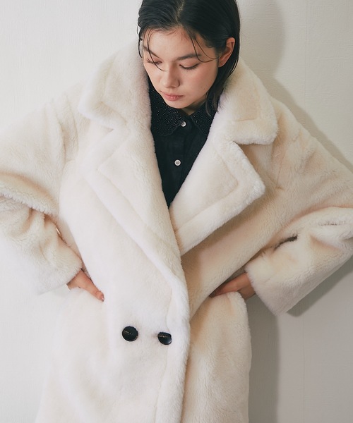 ウール100%Pコート（ムートンコート）｜SMILE ORCHID（スマイル