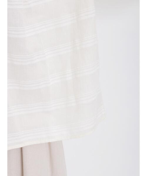 Samansa Mos2(サマンサ モスモス)の「モールスタンドフリル襟ブラウス(シャツ/ブラウス・レディース・オフホワイト/ブラック/ベージュ・F)」の19枚目の写真