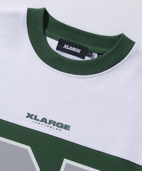 XLARGE☆フットボール L/S TEE XLARGE（エクストララージ）の「XL FOOTBALL L/S TEE（Tシャツ