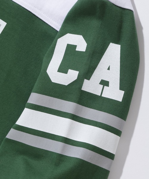 XLARGE（エクストララージ）の「XL FOOTBALL L/S TEE（Tシャツ/カットソー・メンズ・ホワイト/ブラック/グリーン・L/XL/M/S）」の8枚目の写真