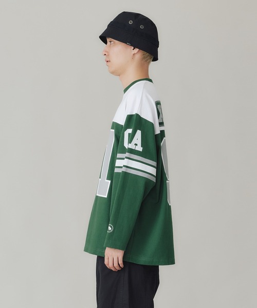 XLARGE（エクストララージ）の「XL FOOTBALL L/S TEE（Tシャツ/カットソー・メンズ・ホワイト/ブラック/グリーン・L/XL/M/S）」の14枚目の写真