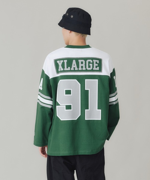 XLARGE（エクストララージ）の「XL FOOTBALL L/S TEE（Tシャツ