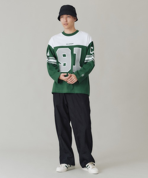 XLARGE（エクストララージ）の「XL FOOTBALL L/S TEE（Tシャツ/カットソー・メンズ・ホワイト/ブラック/グリーン・L/XL/M/S）」の16枚目の写真