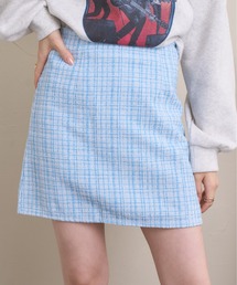 Ada.（エイダ）の「【春ミニスカート】ラメ ツイード 台形 ミニスカート（スカート・レディース）」