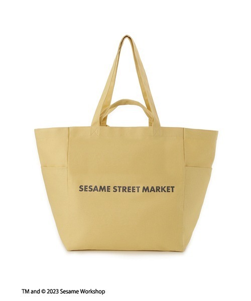 SESAME STREET(セサミストリート)の「スケッチビッグトートバッグ(トートバッグ・レディース・ベージュ/グレー/ホワイト・FREE)」の5枚目の写真
