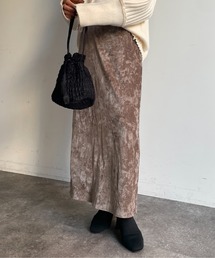 クラッシュベロアナロースカート