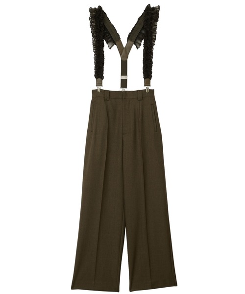 パンツ UND PLEATS GATHER SUSPENDER PANTS Ameri（アメリ）の「UND PLEATS GATHER SUSPENDER PANTS（その他