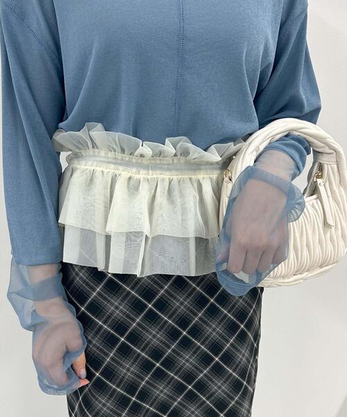 WEGO/【24年春夏新作】マルチWAY付けフリル