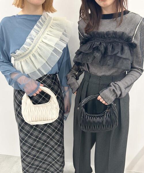 WEGO/【24年春夏新作】マルチWAY付けフリル