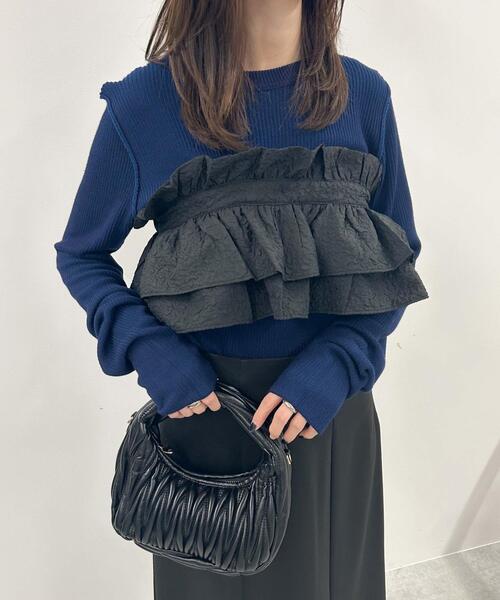 WEGO/【24年春夏新作】マルチWAY付けフリル
