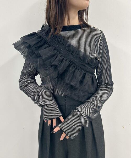 WEGO/【24年春夏新作】マルチWAY付けフリル