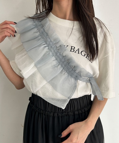 WEGO(ウィゴー)の「WEGO/マルチWAY付けフリル(付け襟・レディース・その他4/その他2/その他3/その他1/その他5/その他6・FREE)」の5枚目の写真