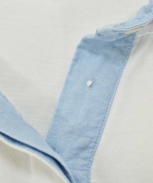 Guess（ゲス）の「【ヴィンテージ古着】90's GUESS/ゲス ロゴ刺繍 ロンT ラガーシャツ（Tシャツ/カットソー・メンズ・ホワイト・LARGE）」の9枚目の写真