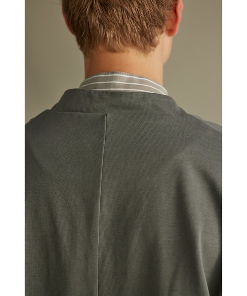 STYLEMIXER（スタイルミキサー）の「ヘビー天竺サイドスリットベスト（ベスト・メンズ・ベージュ/グレー・FREE）」の8枚目の写真