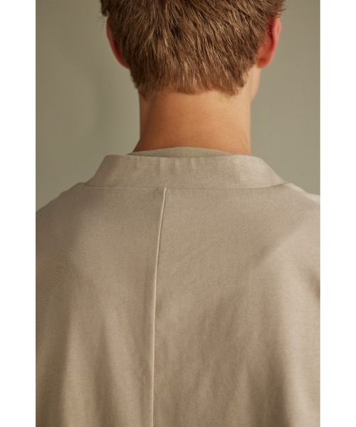 STYLEMIXER（スタイルミキサー）の「ヘビー天竺サイドスリットベスト（ベスト・メンズ・ベージュ/グレー・FREE）」の20枚目の写真