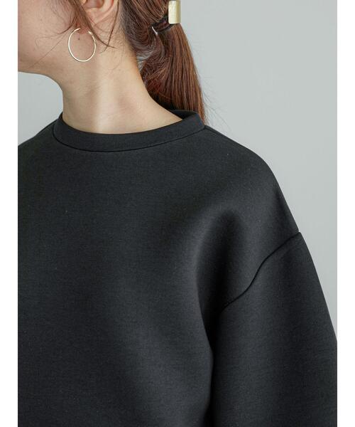 Te chichi（テチチ）の「ダンボールプルオーバー（セットアップ可）（Tシャツ/カットソー・レディース・ブラック/ベージュ・F）」の10枚目の写真