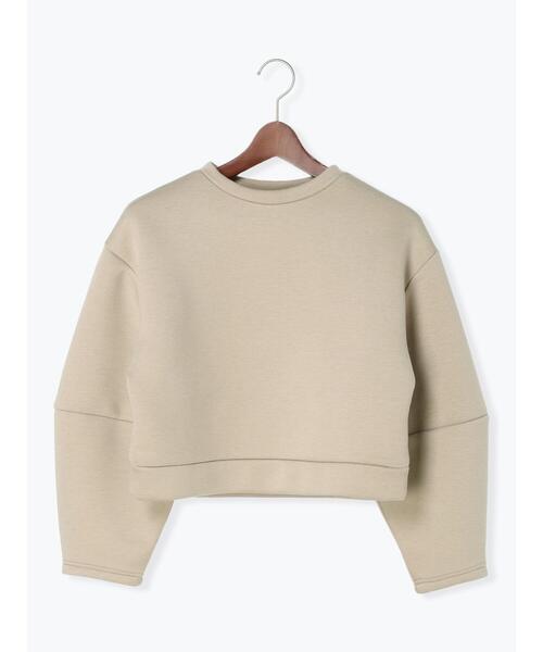 Te chichi（テチチ）の「ダンボールプルオーバー（セットアップ可）（Tシャツ/カットソー・レディース・ブラック/ベージュ・F）」の12枚目の写真