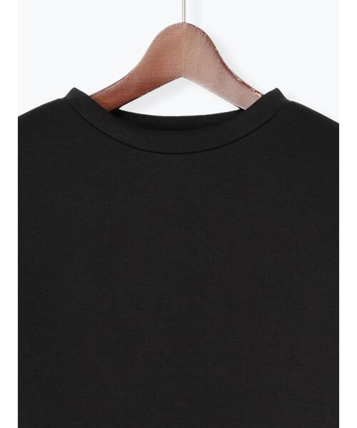 Te chichi（テチチ）の「ダンボールプルオーバー（セットアップ可）（Tシャツ/カットソー・レディース・ブラック/ベージュ・F）」の15枚目の写真